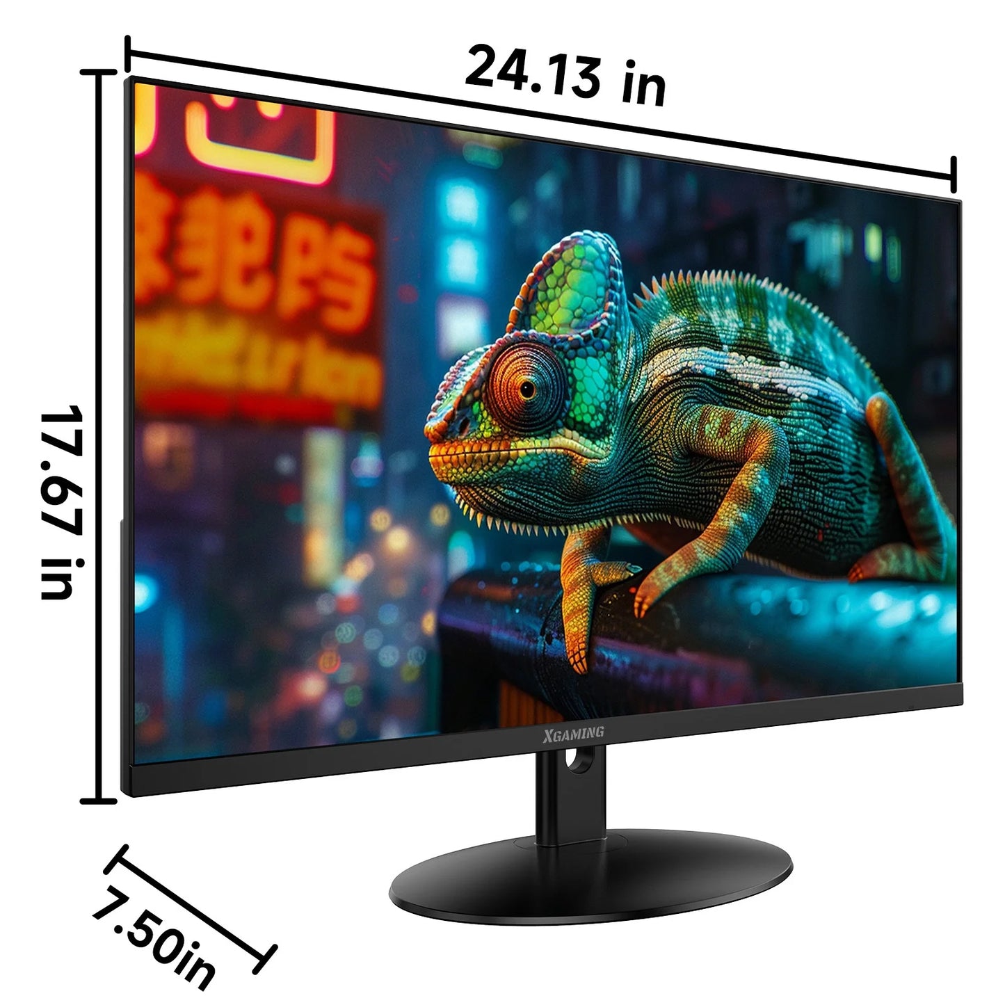 27" Ultra-Thin 100Hz Gaming Monitor, FHD 1080P, 1Ms, Freesync, 3-Sided Borderless, HDMI, Speakers, Low Blue Light, Anti-Glare, for PC & Office