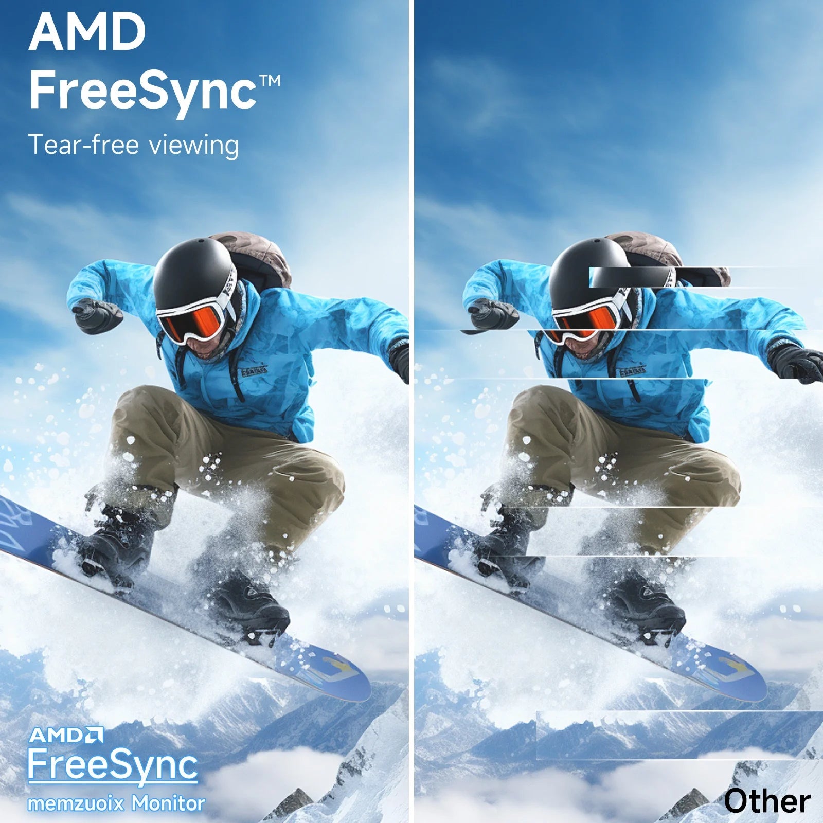 27" Ultra-Thin 100Hz Gaming Monitor, FHD 1080P, 1Ms, Freesync, 3-Sided Borderless, HDMI, Speakers, Low Blue Light, Anti-Glare, for PC & Office