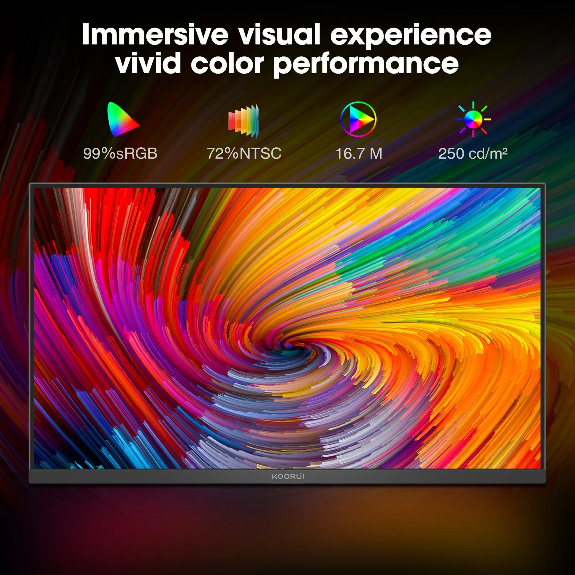 24'' Computer Monitor, FHD 1080P 100Hz HDMI&VGA VESA, E2412F